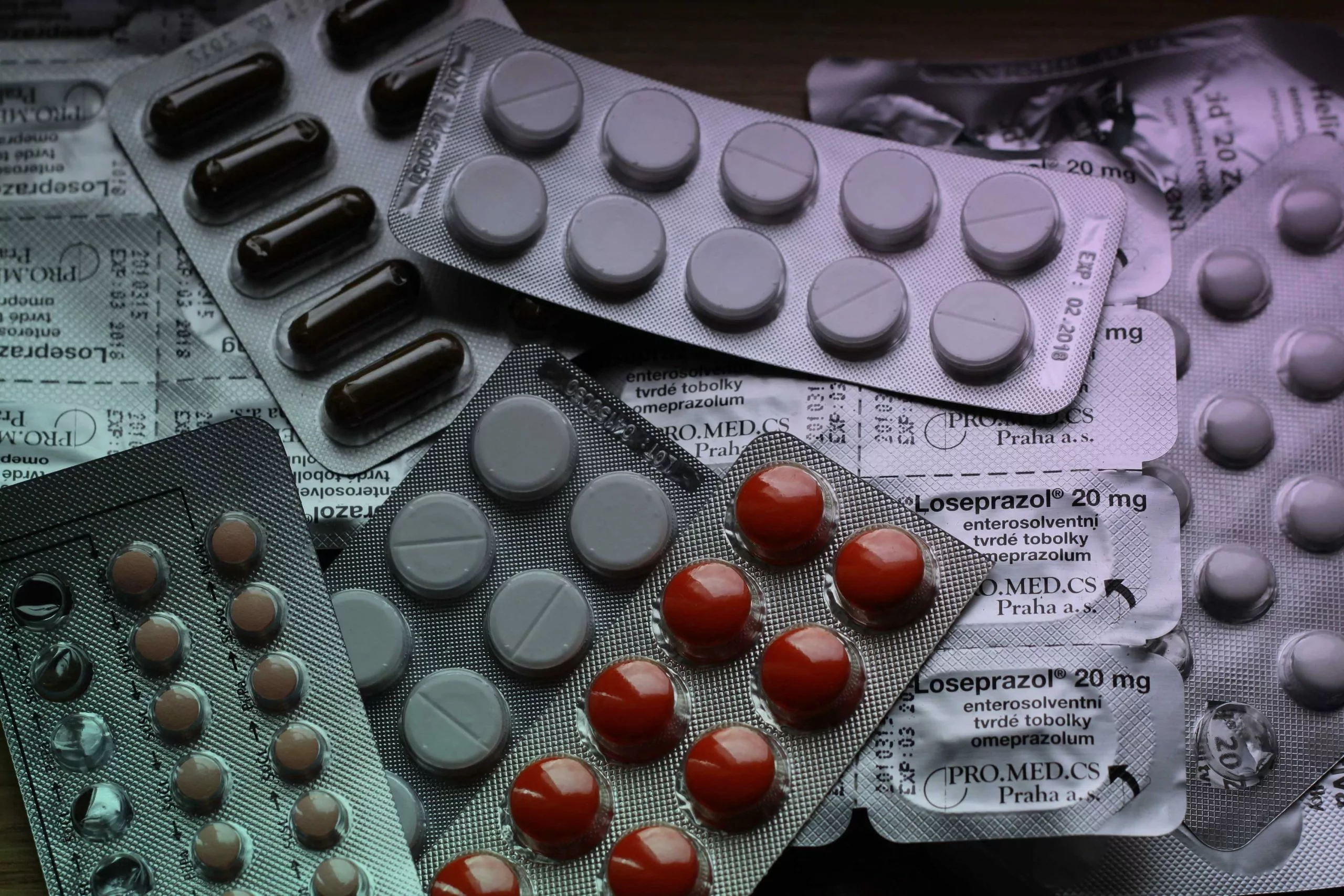 medicijnen Medicijnen op een stapeltje